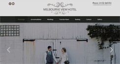 Desktop Screenshot of melbourneviewhotel.co.uk